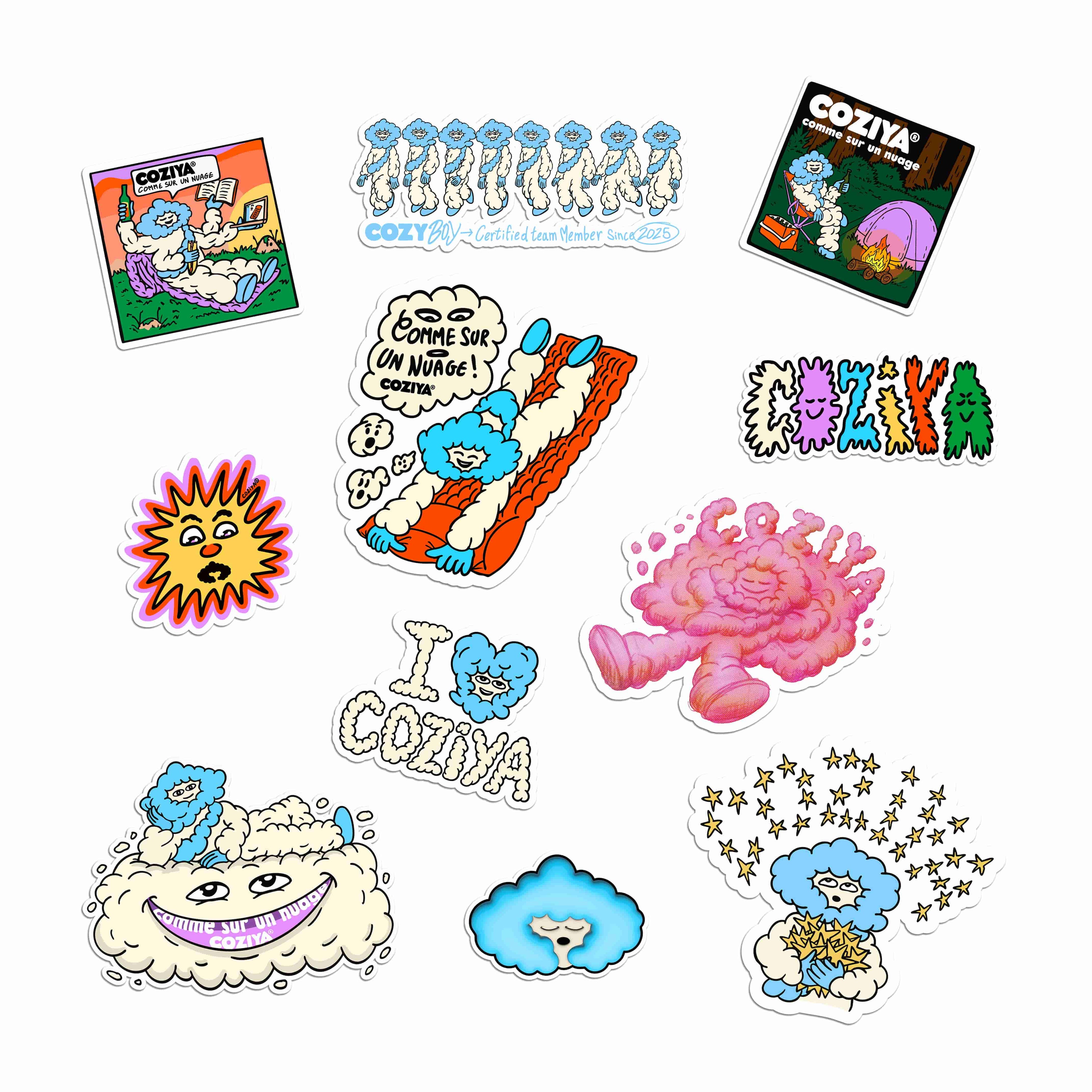 Set di adesivi Coziya (11 pz)