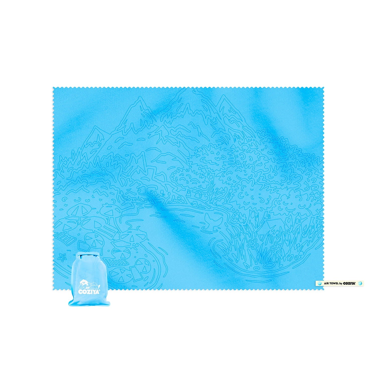 Asciugamano in microfibra compatto - Air Towel™